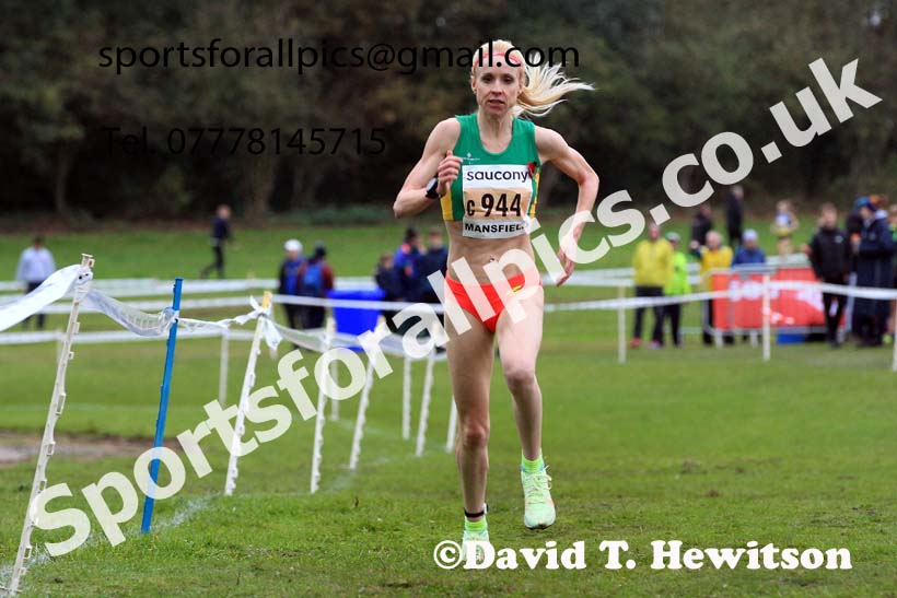 Senior Women, 2022 National Cross Country Relays, Berry Hill Park, Mansfield.  Photo: David T. Hewitson/Sports for All Pics